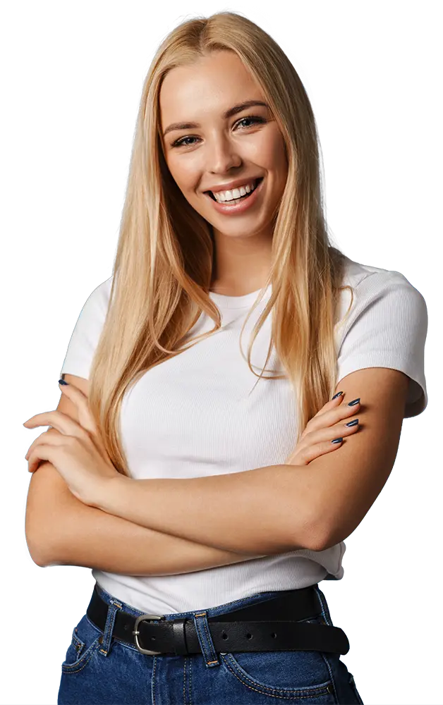 Confident young woman